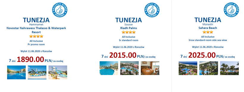 Nowość na lato 2020: Tunezja z wylotem z Rzeszowa! (zdjęcie 2)